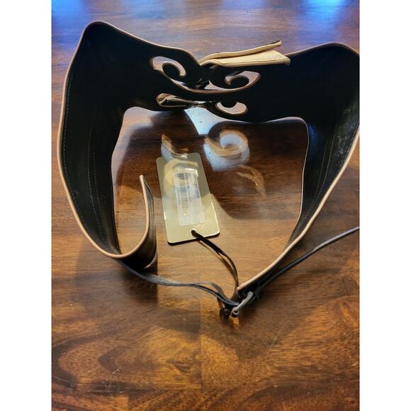 ermanno scervino Wide Genuine Leather Made In Italy Belt - Picture 3 of 6